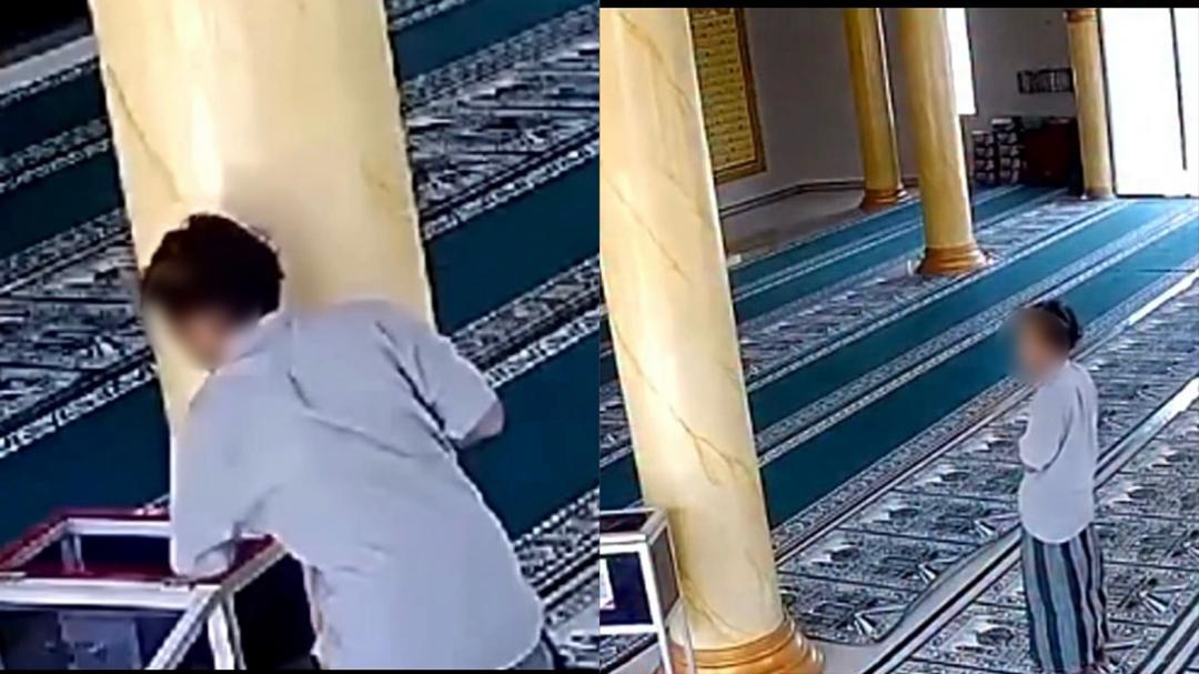 Pura-pura solat, lelaki kebas wang dalam tabung masjid