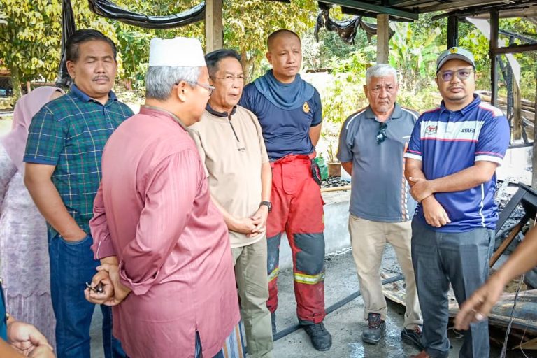 Jalaluddin Ziarah Mangsa Kebakaran, Segerakan Bantuan Kecemasan