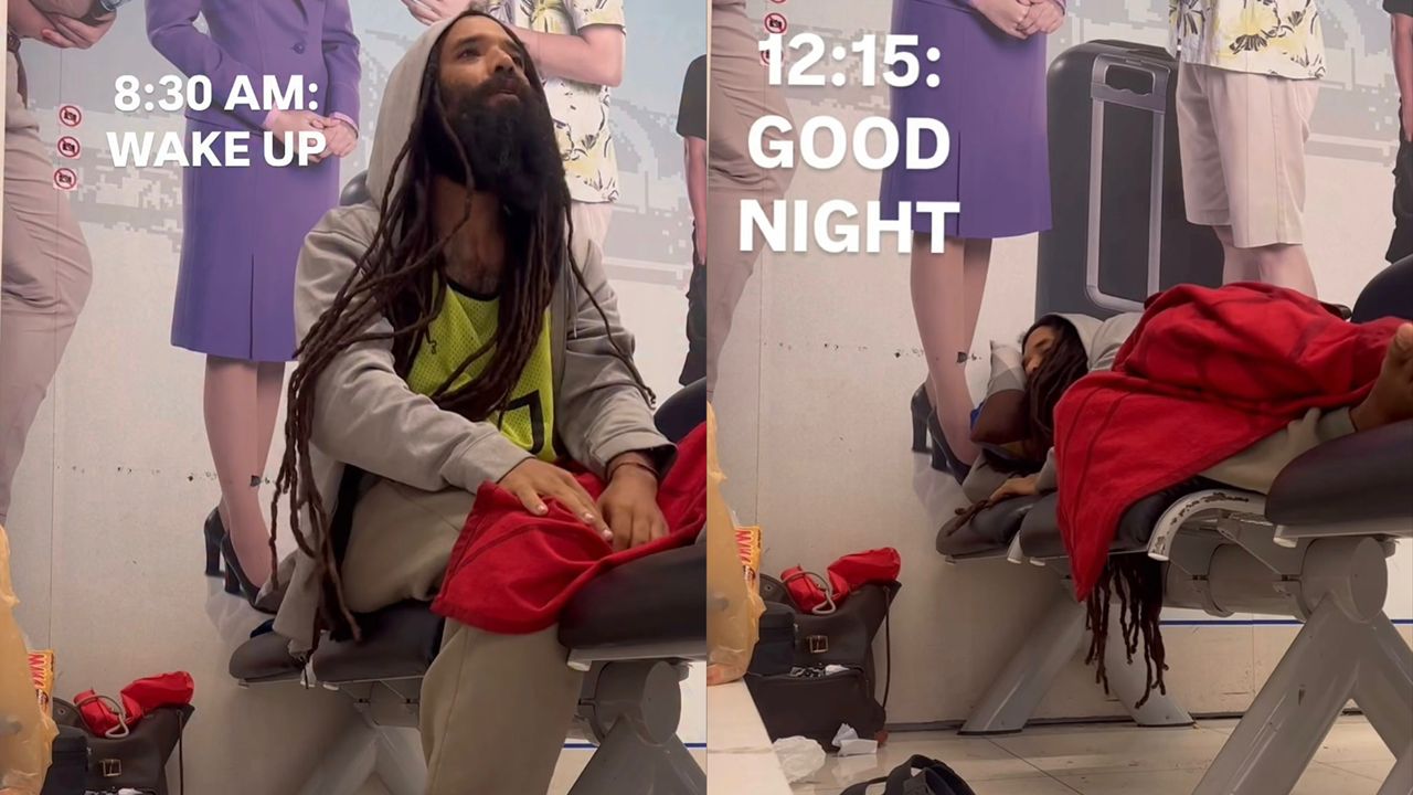 Tiket mahal, lelaki menetap 10 hari di lapangan terbang