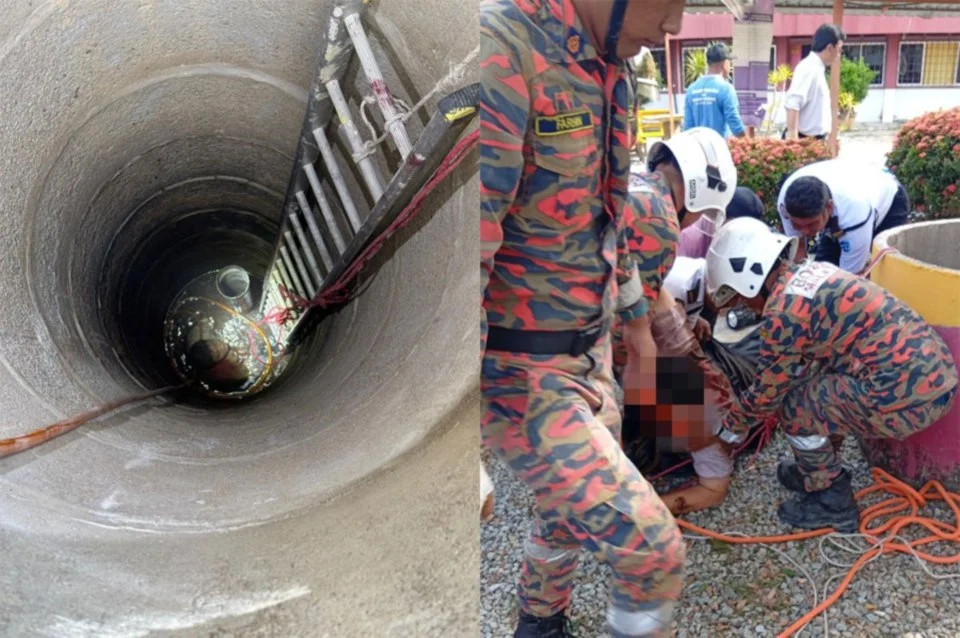 Pelajar zikir dalam perigi 5.5 meter tunggu diselamatkan