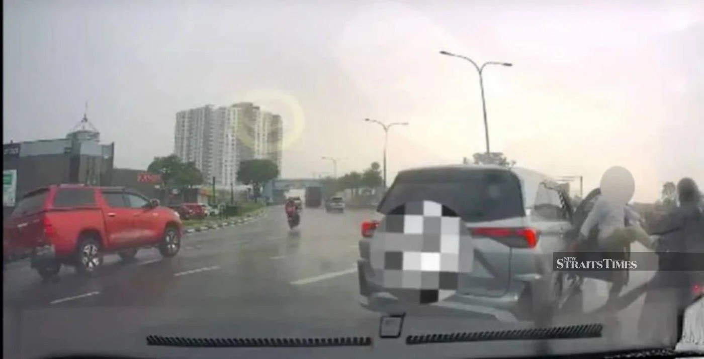 Man arrested for attacking motorcyclist in road rage incident in Kulai