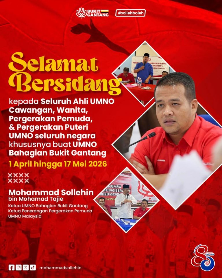 PRU-16 Semakin Hampir, Ahli UMNO Diseru Tinggalkan Zon Selesa – Sollehin
