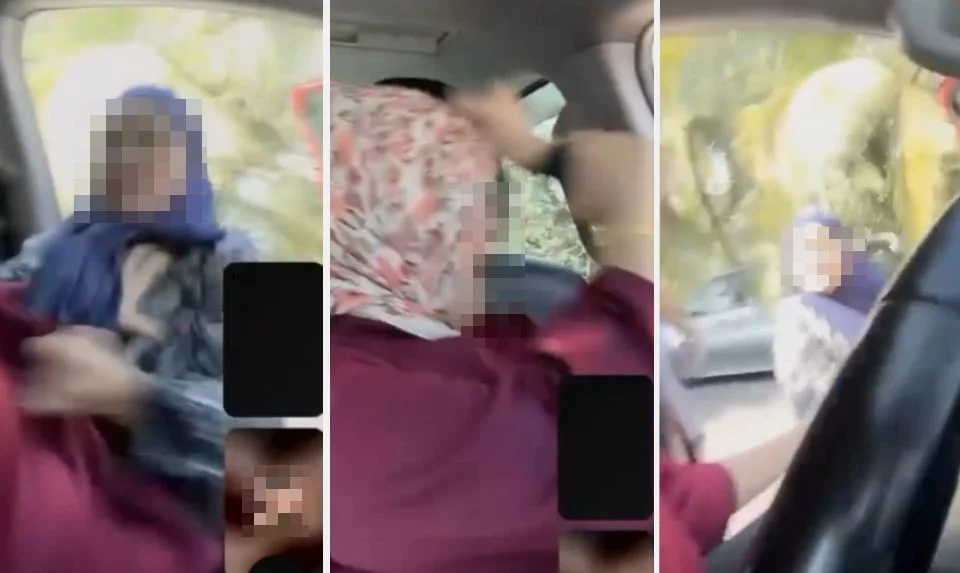 Wanita diserang ketika bersiaran langsung dalam kereta, 3 individu ditahan