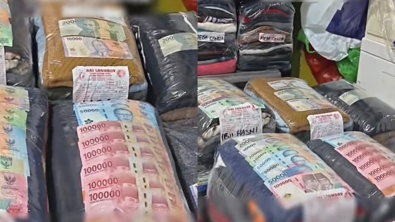 Kedai dobi jujur, pulangkan duit pelanggan tertinggal dalam baju