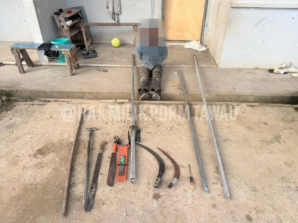 Lelaki mengamuk, kurung isteri dan tiga anak 7 jam ditahan