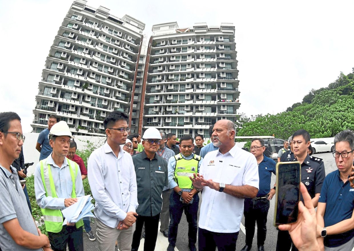 Stop-work order on hillside project