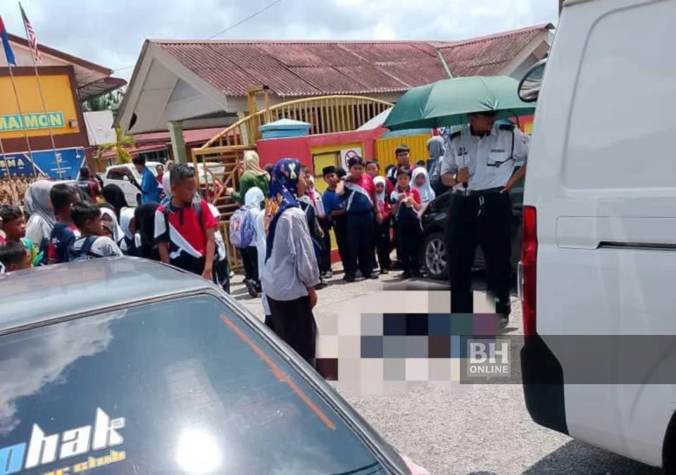 Murid Tahun Dua maut dilanggar van di hadapan pagar sekolah