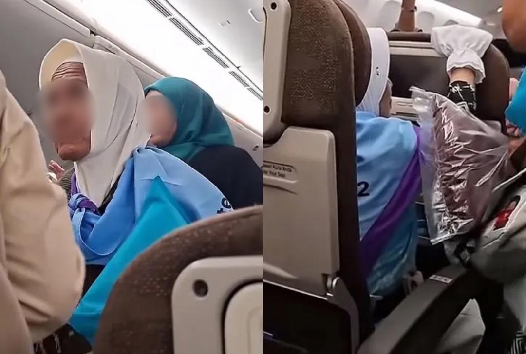 Jemaah haji minta turun pesawat, terlupa bagi makan ayam