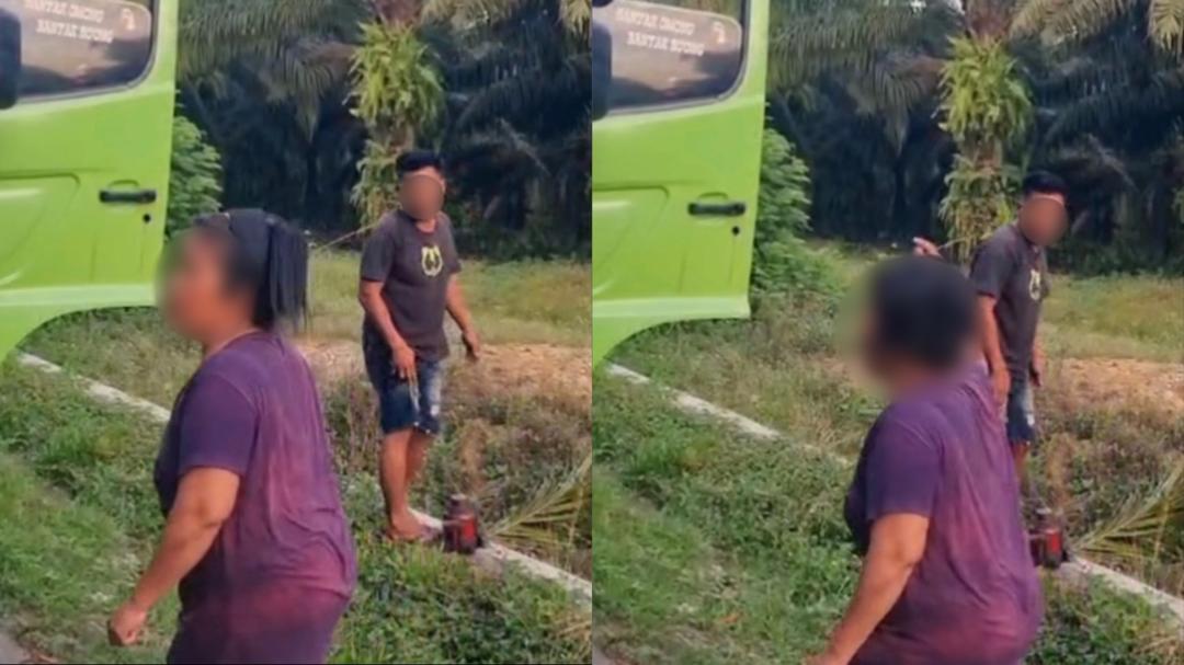 Wanita kejar pemandu lori makan ‘free’