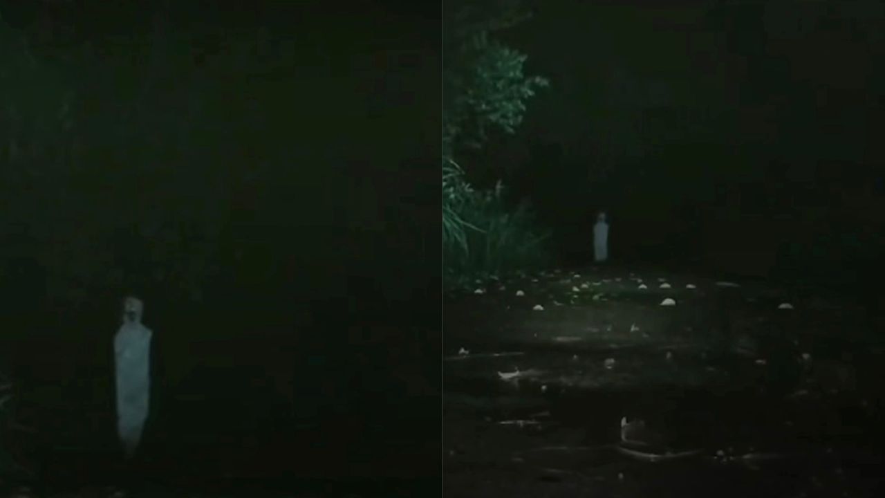 Penduduk kampung gelisah, pocong berdiri tegak tepi jalan 