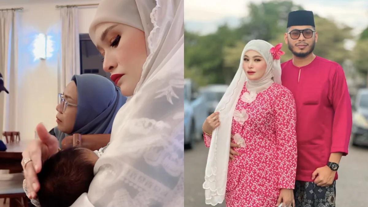 Isteri Mamat Sepah Usap Kepala Anak Watie Hanifiah, Netizen Titip Doa [VIDEO] 