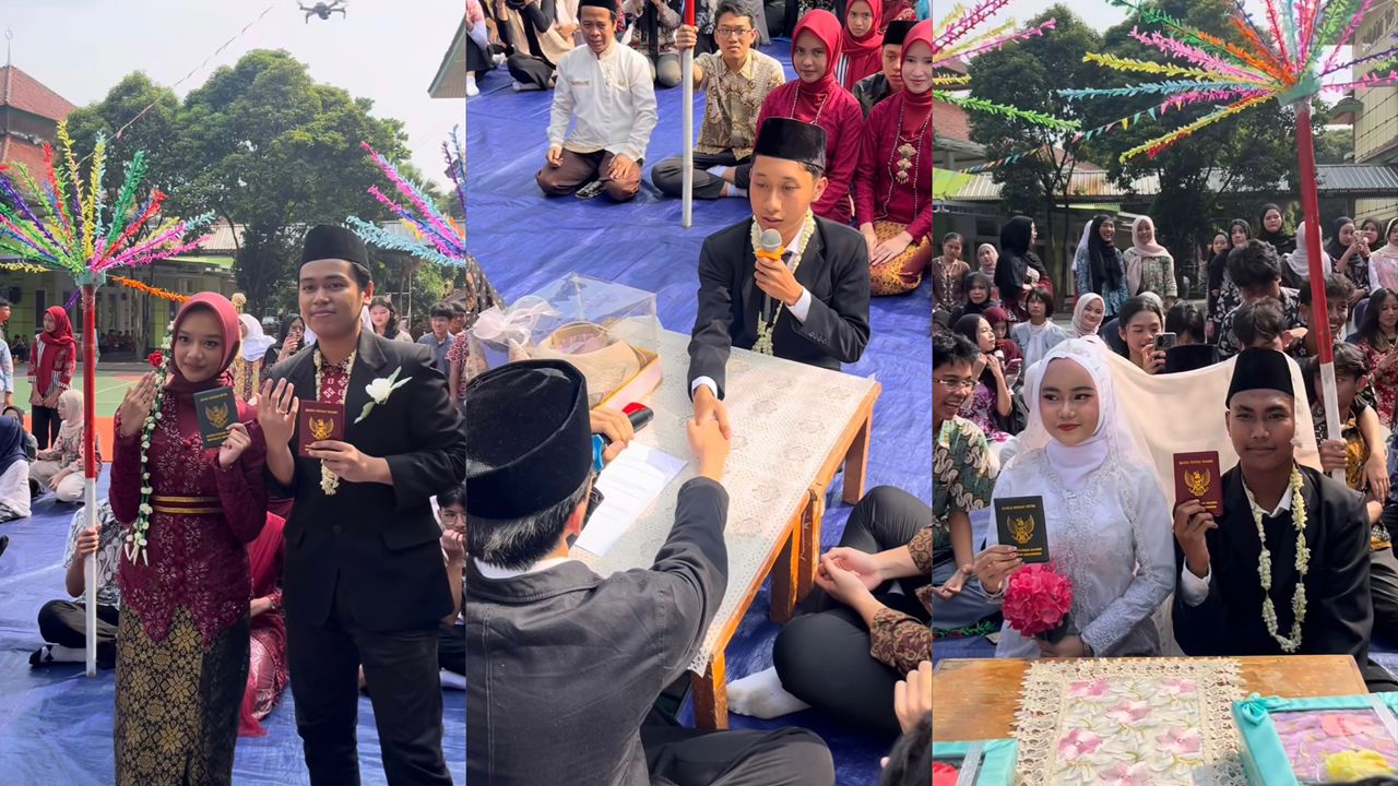 Sekolah buat praktikal berkahwin, pelajar seronok