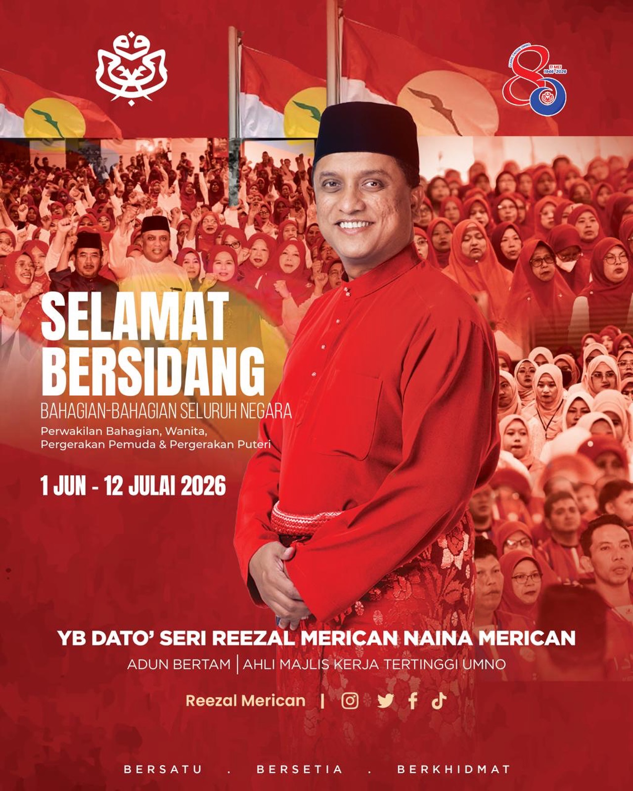 Mesyuarat Bahagian Bukti Kekuatan Demokrasi UMNO Berteraskan Suara Rakyat