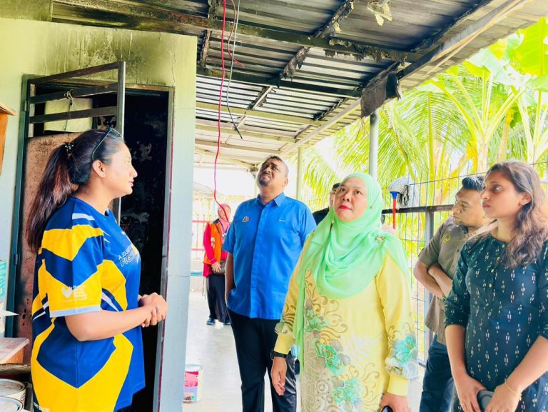 Salbiah Turun Padang Ziarah Rumah Anak Yatim Terjejas Kebakaran