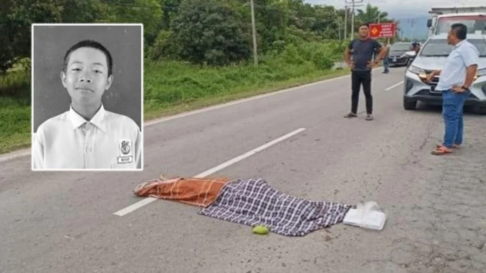 Teruja nak tunjuk ikan berjaya dipancing, budak 12 tahun maut dirempuh lori