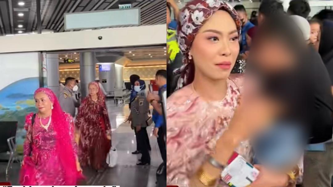 Jemaah gayakan baju berkilau, emas balik haji