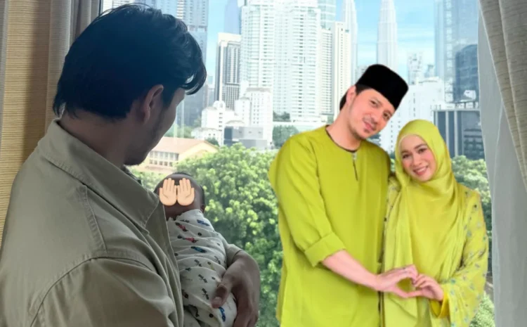 Tahniah! Fattah Amin & Amira Othman Timang Anak Lelaki