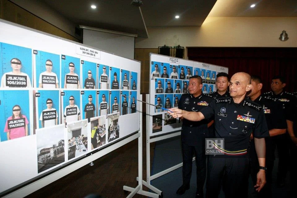 Empat sindiket pusat panggilan dibongkar, 41 warga asing ditahan