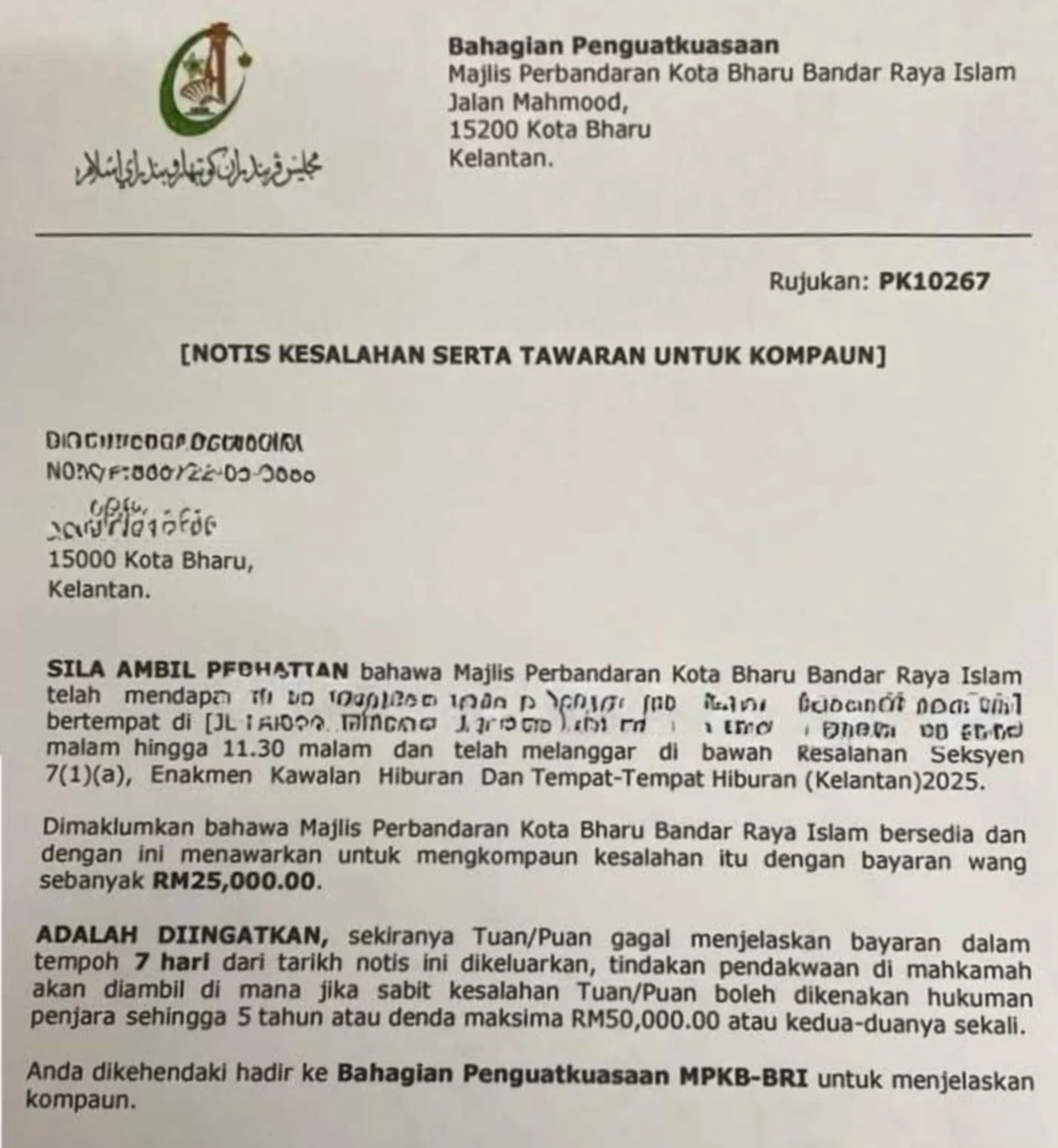 Kelantan council slaps restaurant owner with RM25,000 compound over viral 'hippie' retro event