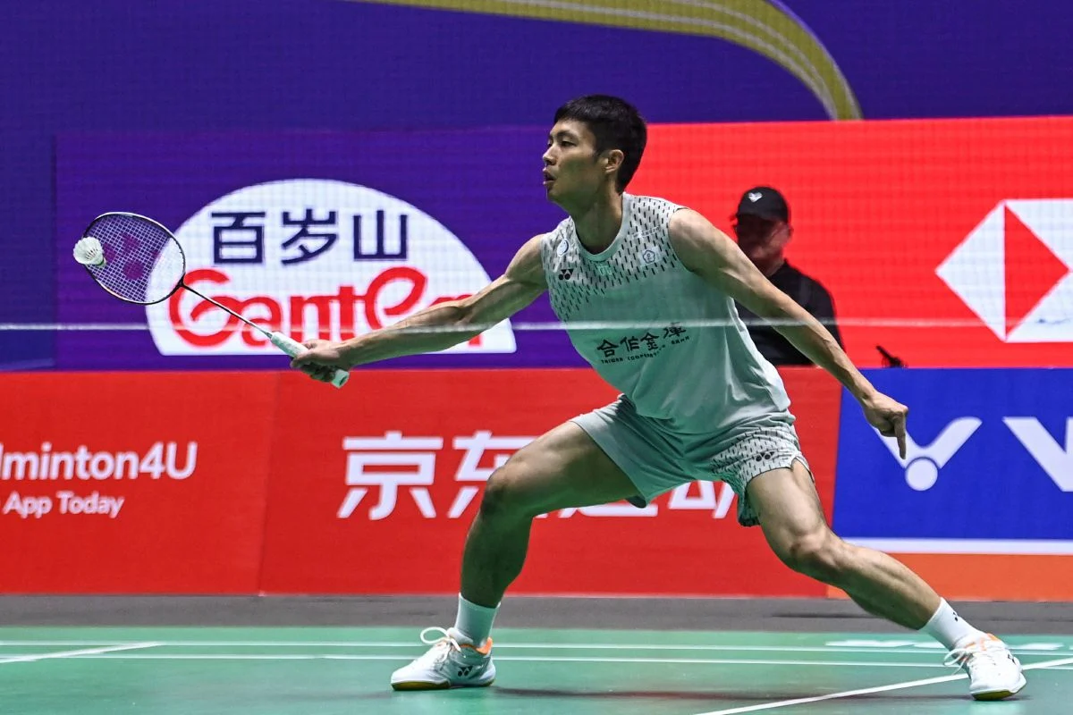 Chou Tien-chen cipta sejarah juara Terbuka China pada usia 36 tahun