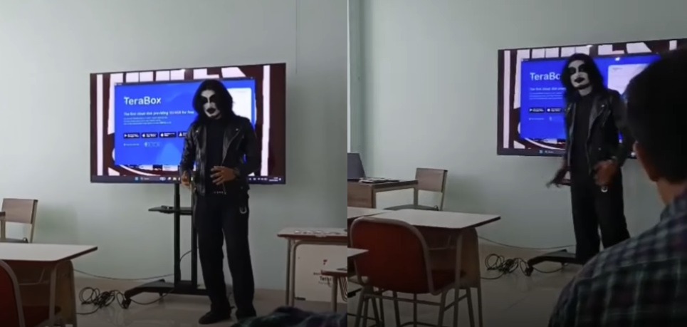 Pelajar bergaya ‘black metal’ bentang tesis