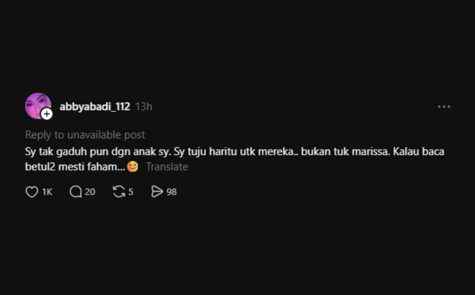 Netizen Dakwa Kena ‘Game’ Dengan Abby Abadi?