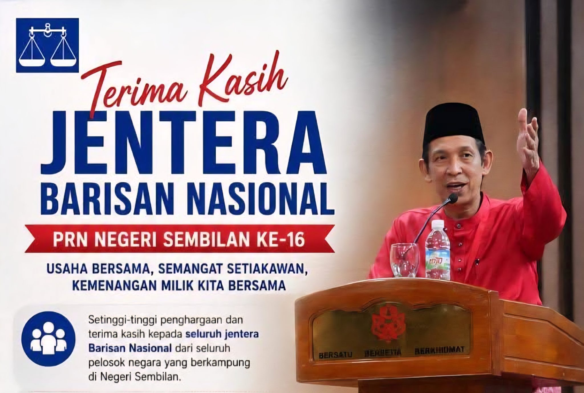 Teruskan Momentum Kemenangan BN, Kekalkan Semangat Juang