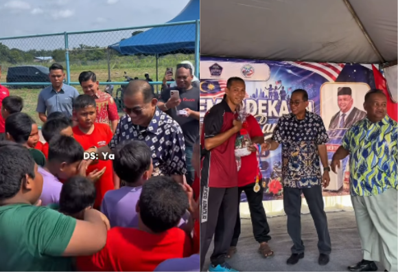 Khaled Nordin Turun Padang, Santuni Masyarakat Sempena Bulan Kemerdekaan
