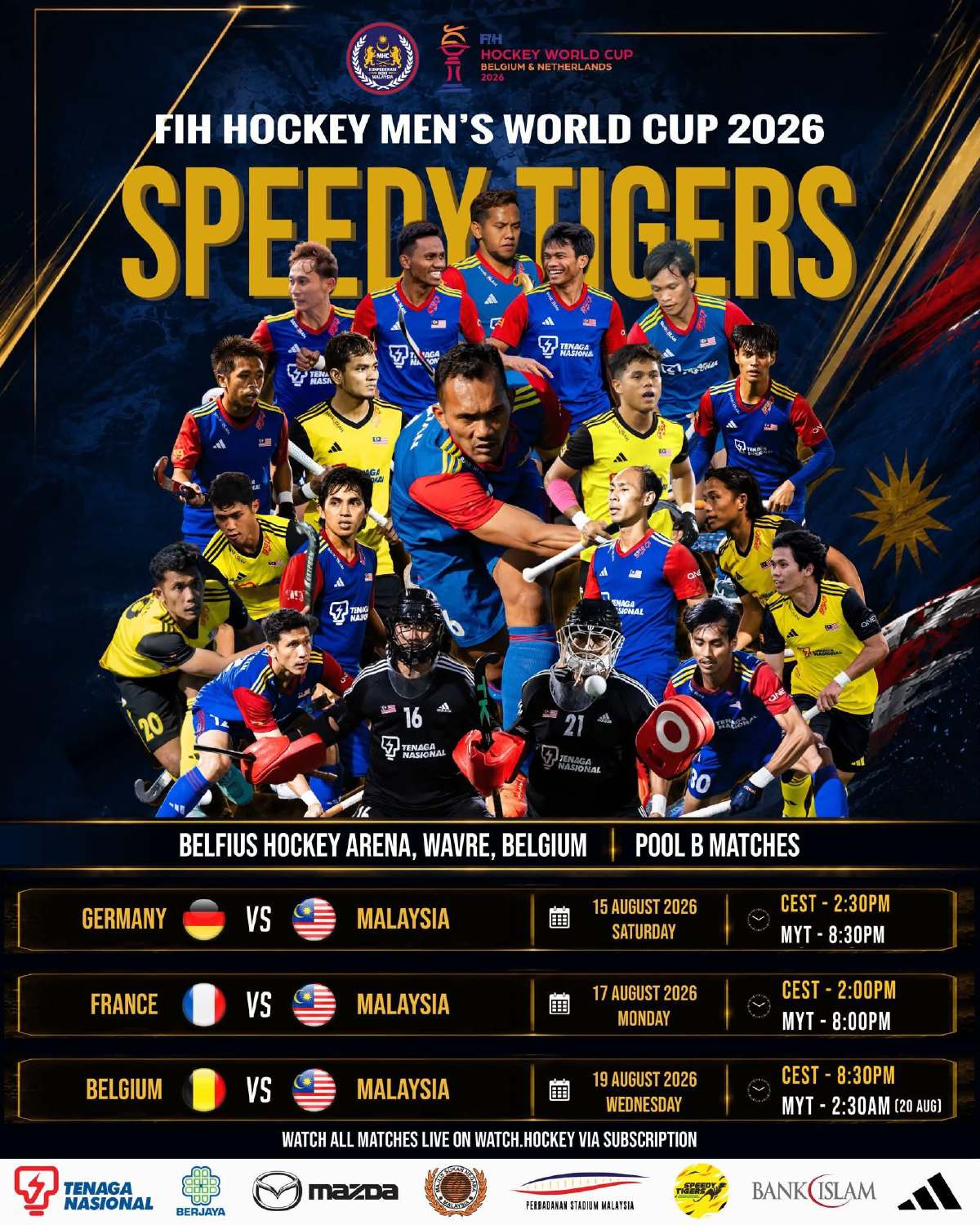 Misi suku akhir Speedy Tigers bermula dengan Jerman