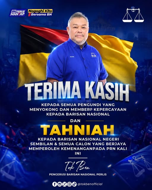 Menang PRN N. Sembilan: Rozabil Ucap Tahniah, Hargai Pengorbanan Seluruh Jentera