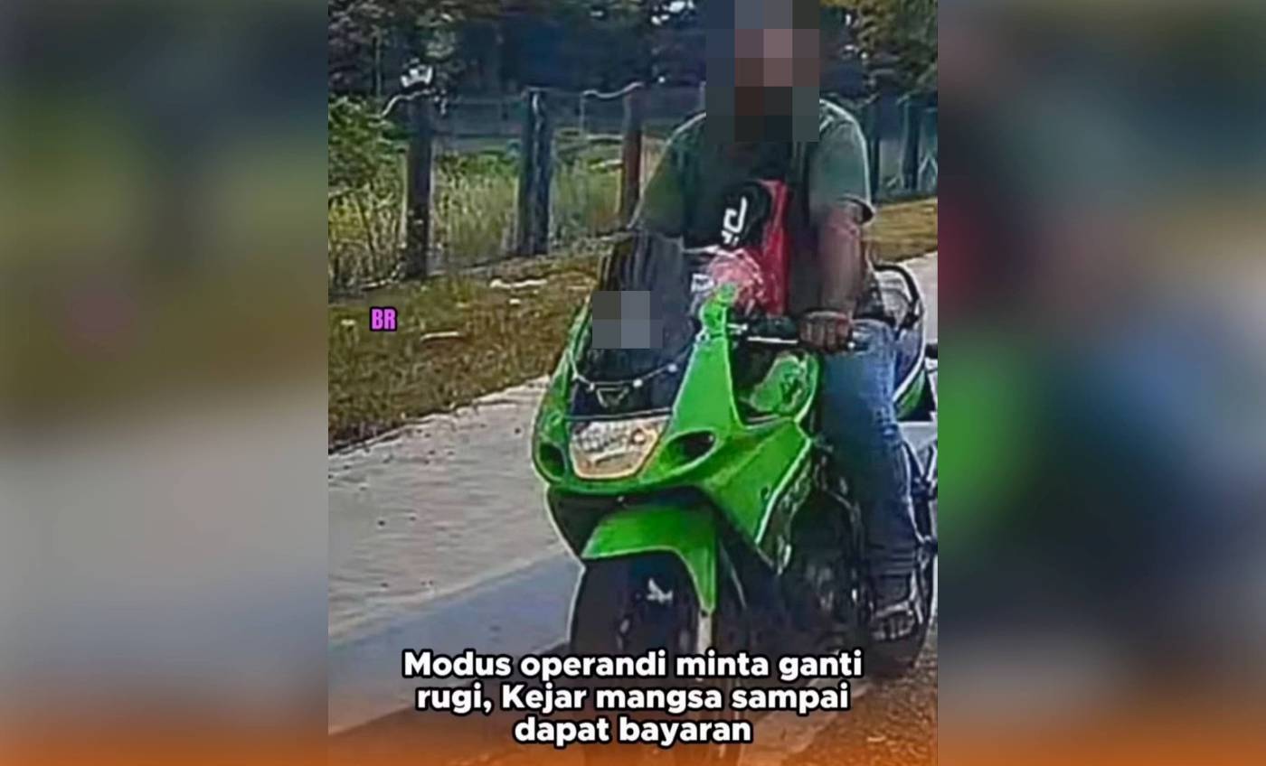 Motorcyclist arrested for blocking woman, faking accident claim to extort her
