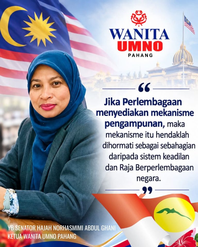 Wanita UMNO Pahang, Terengganu Teguh Hormati Proses Pengampunan Najib