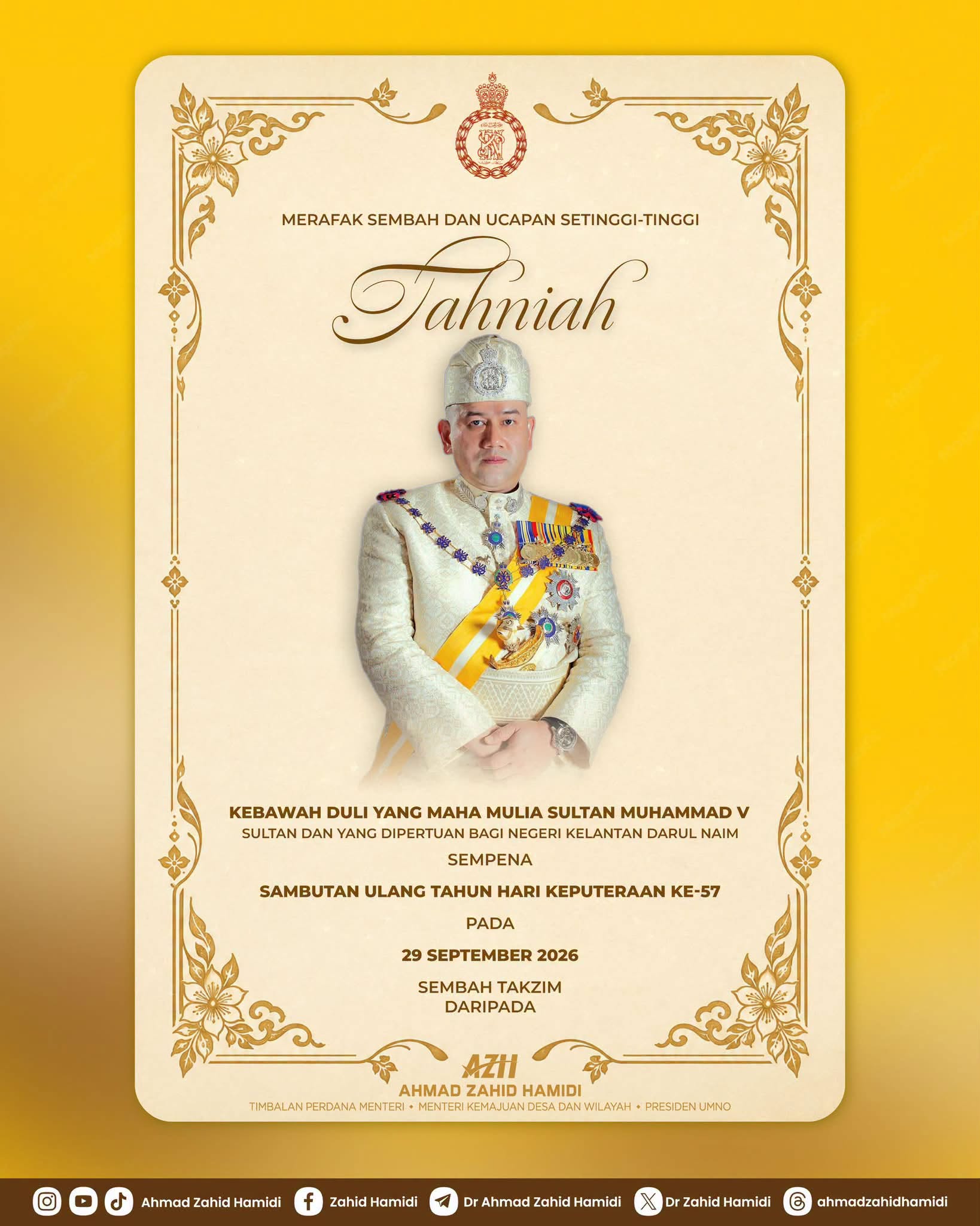 Titah Sultan Kelantan Jadi Panduan Perkasa Ekosistem Tahfiz Negara – Ahmad Zahid