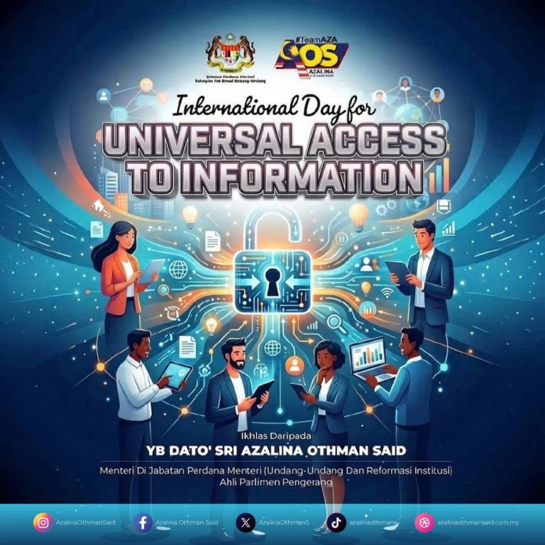 Akses Maklumat Elemen Penting Bina Masyarakat Terbuka, Telus