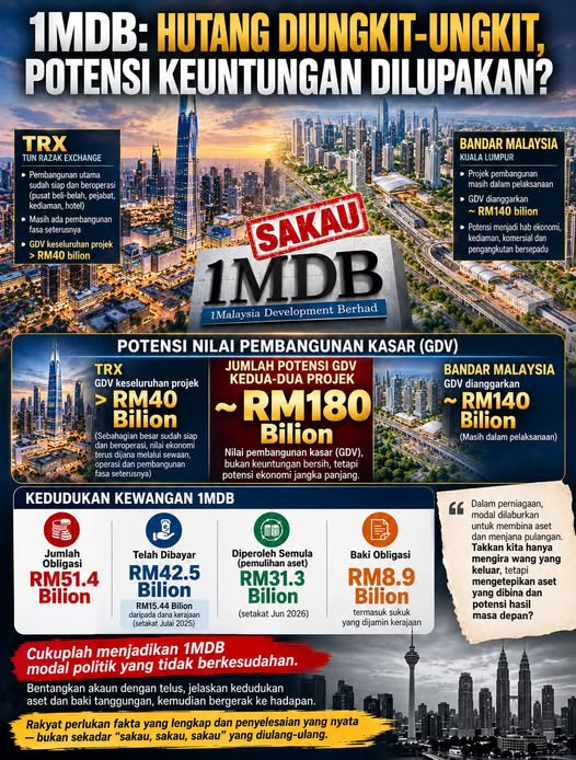 “Sakau, Sakau, Sakau!”… Potensi Aset RM180 Bilion Buat-buat Lupa?
