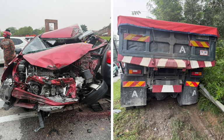 Lorry driver in 12-vehicle crash tests positive for drugs, say cops