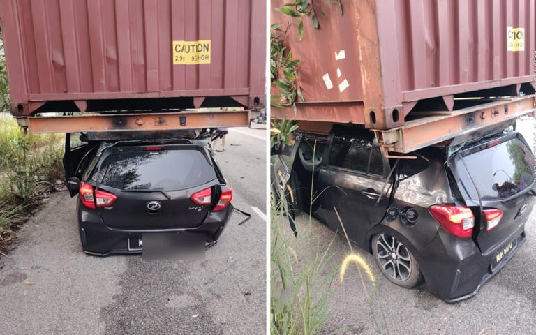Driver killed after car rams into stationary truck