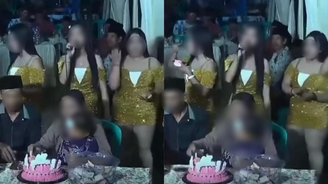 Panggil 5 wanita seksi sambut hari jadi anak